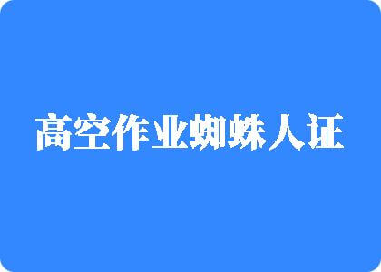 操点处女逼网站高空作业蜘蛛人证